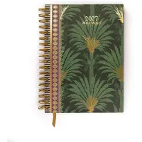 Paperclip Bureau Agenda Palm Tree Pattern 2027 –