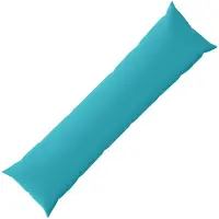 vidaXL Kussensloop HEERLEN Turquoise 40 x 145 cm Polyester