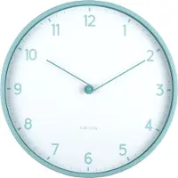 Karlsson Sencillez Wandklok | Ø30cm | Misty blauw