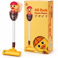 AG Duck Speelgoedstofzuiger voor Kinderen - Draadloos - Met Licht en Muziek - Inclusief Opzetstukken - Cadeau - Vanaf 3 Jaar