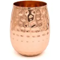 Phoenix Koperen drinkbeker gehamerd 350ml