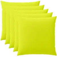 vidaXL Kussensloop 6 st HEERLEN Heldere Groen. 80 x 80 cm Polyester