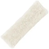 vidaXL Kussensloop HEERLEN Wit 40 x 145 cm PV Fleece