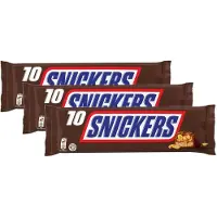 Snickers - Chocoladereep - Multipack - 1500g (3x500g) - 30 (3x10) Repen