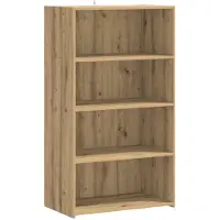 vidaXL Highboard Artisanaal eiken 70 x 41 x 124 cm Bewerkt hout