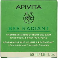 Apivita BEE RADIANT GEL-NACHTCREME met propolis, witte meidoorn en AHA's, 50 ml