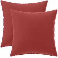 vidaXL Kussensloop 2 st HEERLEN Wijnrood 35 x 35 cm Polyester