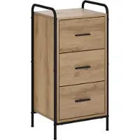 vidaXL Dressoir Artisanaal eiken 97 x 33 x 81 cm Bewerkt hout