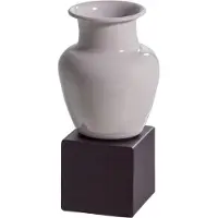 Woood Numo Wanddeco Set Vaas/Kubus - Metaal - Paars - 21x10x10