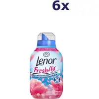 Lenor 6x Wasverzachter - 36sc504ml - fresh air fleurige bloesem