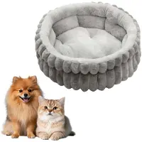 Merkloos Solidchoice - Zacht en Wasbaar Honden- en Kattenbed met Antislip