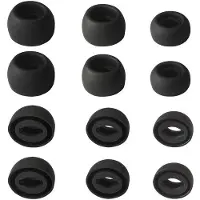 OEM Siliconen oordopjes voor Galaxy Buds Pro - Vervangende tips - 6 stuks - Zwart - Comfortabel en duurzaam - Geschikt voor Galaxy Buds Pro