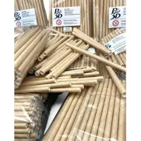 Merkloos Nistbuizen voor solitaire bijen, 900 stuks - 145 mm lang, met een diameter van 6 mm en 8 mm