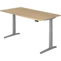 Hjh OFFICE PRO XBHM 2E SS - 200 x 100 Eiken Tafelhoogte I Elektrisch in hoogte verstelbaar