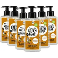 Marcel's Green Soap 6x Handzeep Sandelhout & Kardemom 500 ml