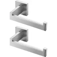 Unyqoos RVS toiletrolhouder, geborsteld en met een nikkelkleurige coating
