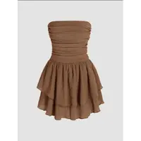 Hiccups for Kids Strapless Gelaagd Mini-jurk