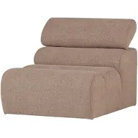 Woood Novi 1-Zits Element Bank - Polyester - Taupe - 86x82x113