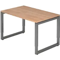 Hjh OFFICE PRO REGO 12 G - 120x80 Walnoot Tafelhoogte I In hoogte verstelbaar