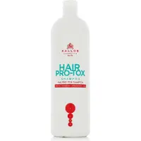 Kallos KJMN Hair Pro-tox Shampoo met Keratine, 1000 ml, Shampoo, Professioneel, Unisex, Voor gespleten haren, Beschadigd haar, Droog haar, Dun haar, Zwak haar, Hydraterend, Voedend, Glanzend