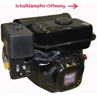 ATIKA LESCHA : Reserveonderdeel | Complete Loncin benzinemotor, 4,5 kW, 212ccm, geschikt voor houtsplijters ASP 11 N / SPL 11