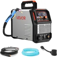Vevor plasmasnijder, 65A, contactloze ontsteking, plasmasnijapparaat met digitale display, IGBT-omvormer met 2T/4T-functie en instelbare PA/PT-tijd, geschikt voor reparaties in huis en werkplaatsen
