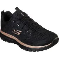 SKECHERS Sneakers laag 'Graceful - Get Connected' zwart