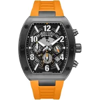 Police Analoog horloge oranje / zwart