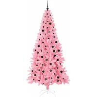 vidaXL Kerstboom Roze 240 cm PVC