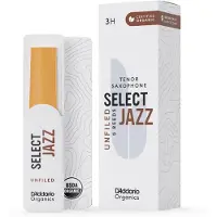 Daddario ORRS05TSX2S Organic Select Jazz Tenorsaxofoonriet, 2 Soft, 5-pack, Unfiled