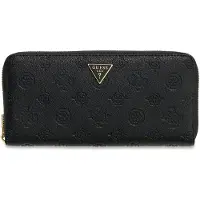 GUESS portemonnee Blake SLG Zip Around Wallet Black Logo zwart