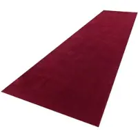 TT Home Woonkamer korte pool effen modern design wasbaar 100 x 200 cm Vierkant 100 x 200 cm Vierkant rood