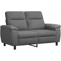 vidaXL Bank Donkergrijs 158 x 90 x 95 cm Stof