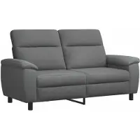 vidaXL Bank Donkergrijs 178 x 90 x 95 cm Stof