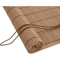 vidaXL Rolgordijn Bruin 40 x 220 cm Bamboe