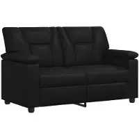 vidaXL Bank Zwart 151 x 85 x 93 cm Kunstleer