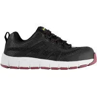 Dunlop Veiligheidsschoenen met stalen neus voor dames van het merk Maine SB (Zwart / Fuchsia)
