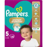 Pampers Premium Protection Luiers Maat 5 (11-16kg) 32 Stuks