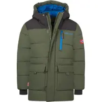 TROLLKIDS - Kid's Torsvag Parka - Winterjack 152, olijfgroen