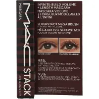 MAC Volume- en verlengende mascara voor lange wimpers, "Mega" (Macstack Mascara), 12 ml - Kleur: Bruin