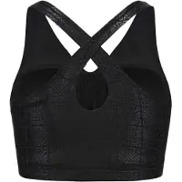 Biba Sportbeha met V-hals voor dames uit de Move-collectie (Zwart)