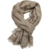 Famanu – Unisex Gestreepte Zachte Warme Grote Viscose Katoenen Sjaal 190 x 90 cm