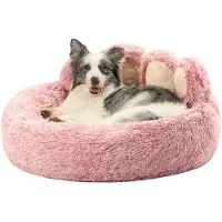 Merkloos Elzusha - Donut Hondenbed voor Grote Honden en Katten, Wasbaar, 81 cm