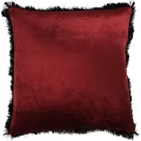 Mars & More Lynn kussen rood 45x45cm