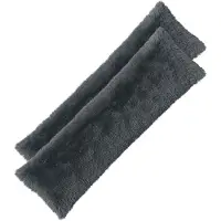 vidaXL Kussensloop 2 st HEERLEN Antracietkleurig 40 x 145 cm PV Fleece