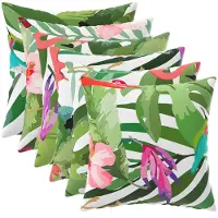 vidaXL Kussensloop 6 st HEERLEN Meerkleurig 30 x 30 cm Polyester