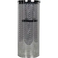 Mars & More *windlicht cilinder zilver visgraat breed medium 30cm*