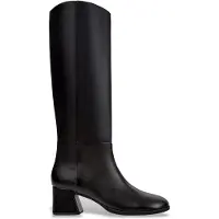Camper Dames Zwarte leren Ultrasoft laarzen (39), Leer, 3 tot 5 cm, Ritssluiting, Casual K400835-001