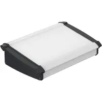 Bopla ALU-TOPLINE ATPH 1865-250 Consolebehuizing (l x b x h) 250 x 181 x 68 mm Aluminium, ABS Grafietgrijs (RAL 7024), Natuur 1 stuk(s)