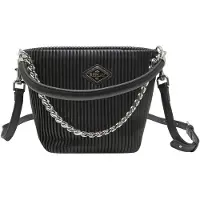 Replay schoudertas Shoulder Bag Black zwart